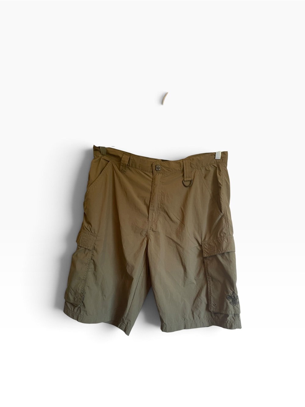 Boy Scouts Centennial Uniform Cargo Shorts Adult Medium Olive Green
